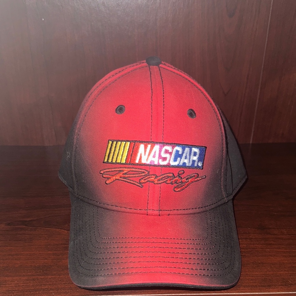 NASCAR Racing Red and Black Hat